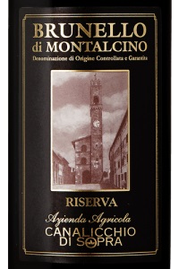 Canalicchio di Sopra Brunello di Montalcino Riserva 2013