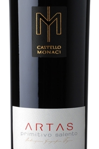 Castello Monaci Artas Primitivo del Salento Igt vino rosso Puglia