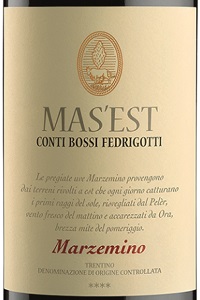 Conti Bossi Fedrigotti Marzemino Mas’Est 2019