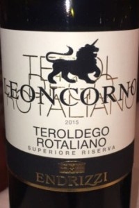 Endrizzi Teroldego Rotaliano Superiore Leoncorno Riserva 2015