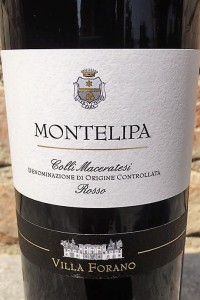 Montelipa Colli Maceratesi Villa Forano vino rosso Marche