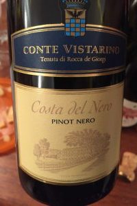 Conte Vistarino Oltrepo Pavese Pinot Nero Costa del Nero vino rosso Lomobardia