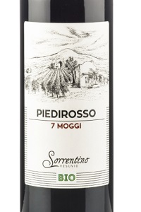 Piedirosso 7 Moggi Bio Sorrentino vino rosso Campania