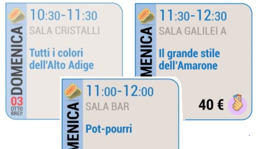 I primi 3 seminari di domenica 3