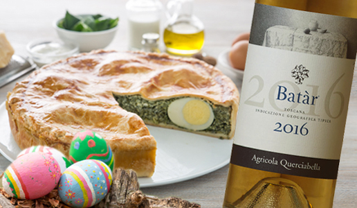 Torta Pasqualina e Batàr 2016 Querciabella