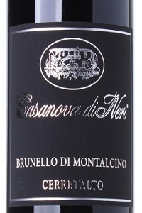 casanova di neri cerretalto brunello di montalcino vino rosso toscana etichetta doctorwine