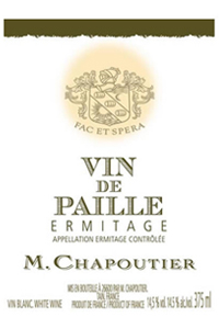 chapoutier ermitage vin de paille etichetta