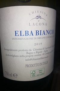 Chiesina di Lacona Elba Bianco 2019